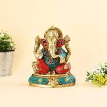 Brass Ganesha Statue 